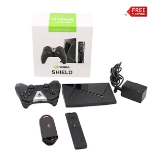 NVIDIA SHIELD TV Streaming Media Player with Remote and Game Controller - Picture 1 of 11
