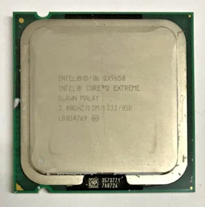 INTEL CORE 2 EXTREME QX9650 SLAWN - 4x 3,00 GHz - 12 M - 1333 MHz - socket 775#1594 - Foto 1 di 2