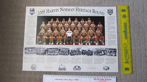 South Sydney Rabbitohs - 2008 Harvey Norman Heritage Round Poster - Picture 1 of 2