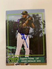 Eugenio Palma 2018 Signed Eugene Emeralds Team Card