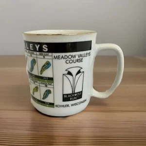 Taza de Colección World Wide Line Meadow Valley Course Kohler, Wisconsin Estilo 631 Muestra - Imagen 1 de 5