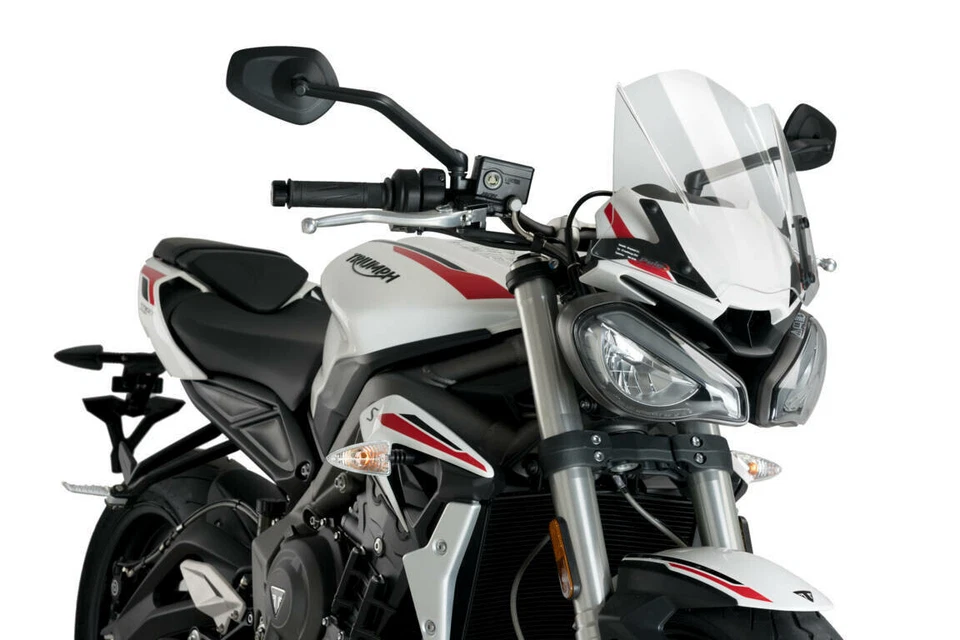 TRIUMPH STREET TRIPLE 765 R 2020-2023 PUIG PARABRISAS NUEVA GENERACIÓN SPORT TRANSPARENTE Foto 1 de 1
