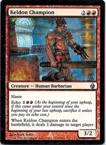 Keldon Champion U Foil PD2 Premium Deck Series: Fire and Lightning 14 NM - Picture 1 of 2