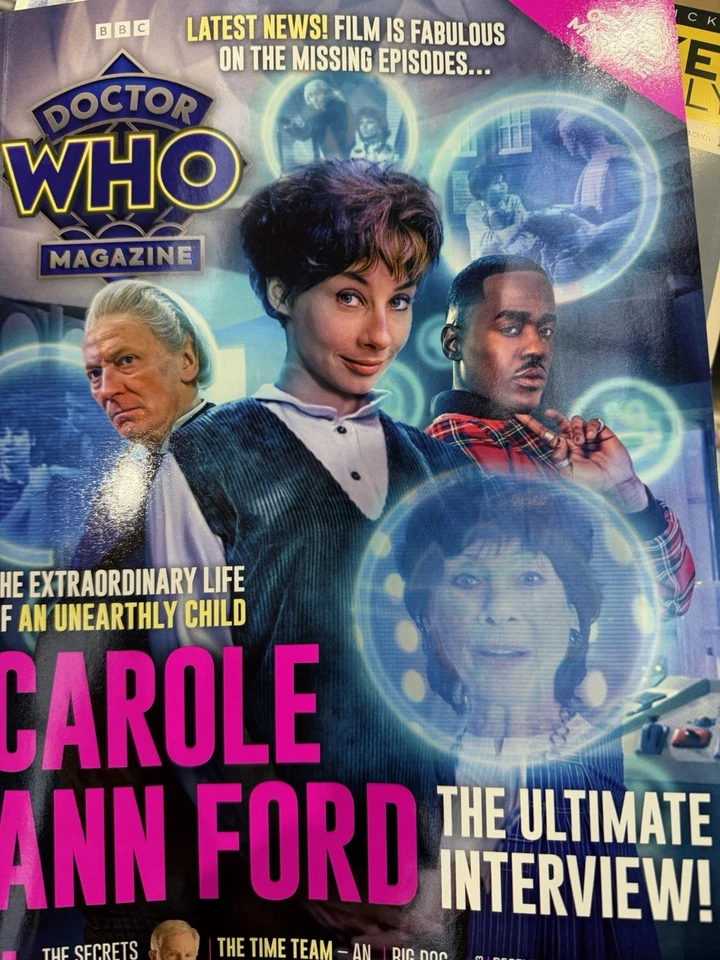 BBC Doctor Who Magazine Dec 2025 Carole Ann Ford interview: An Unearthly Child - Image 1 of 1