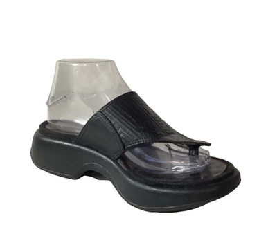 Sandalias Dansko Mujer Talla 38 EU (7.5/8) Cuero Negro Slide Portugal Foto 1 de 4