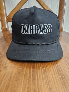 Vintage Carcass SnapBack Hat Cap Death Metal Grind Core Thrash Yupoong Band RARE - Bild 1 von 7