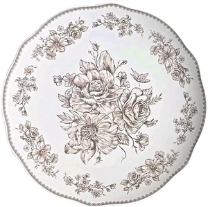 Set aus vier (4) Pionierin ~ Agatha Braun ~ 10,5" Steinzeug Esstellern - Bild 1 von 5