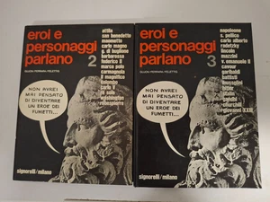 EROI E PERSONAGGI PARLANO vol. 2 e 3 di Gujon/Ferrara/Felettig -Signorelli 1973o - Foto 1 di 2