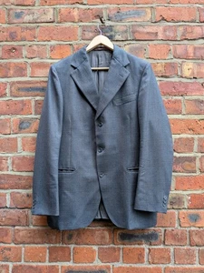 Blazer uomo Dunn & Co 40L grigio pura lana made in England - Foto 1 di 7