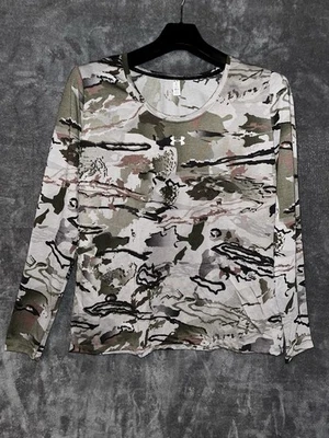 Under Armour Threadborne Womens Camo Long Sleeve Polyester Shirt Size XL Hunting - Image 1 of 3