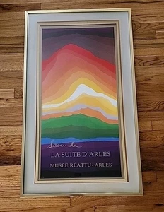 Póster de exposición Arthur Secunda montado Volcano La Suite D’Arles Musee Reattu 1978 - Imagen 1 de 6
