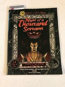 Legend Of The Five Rings Night Of A Thousand Screams Adventure Book - Picture 1 of 1