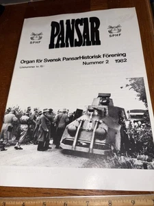 VTG 1982 PANSAR Swedish Tank Magazine: Renault NC 27 Pb fm / 29 Carden-Loyd - Picture 1 of 8