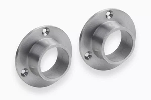 Schrankrohrlager 25 mm Edelstahllook Rohrhalter  2 stück Stangenhalter - Bild 1 von 1