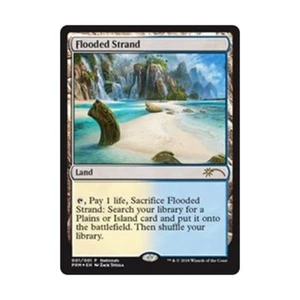 WOTC MtG Unique and Miscellaneous Promos Flooded Strand (P) (Foil) NM - Picture 1 of 1