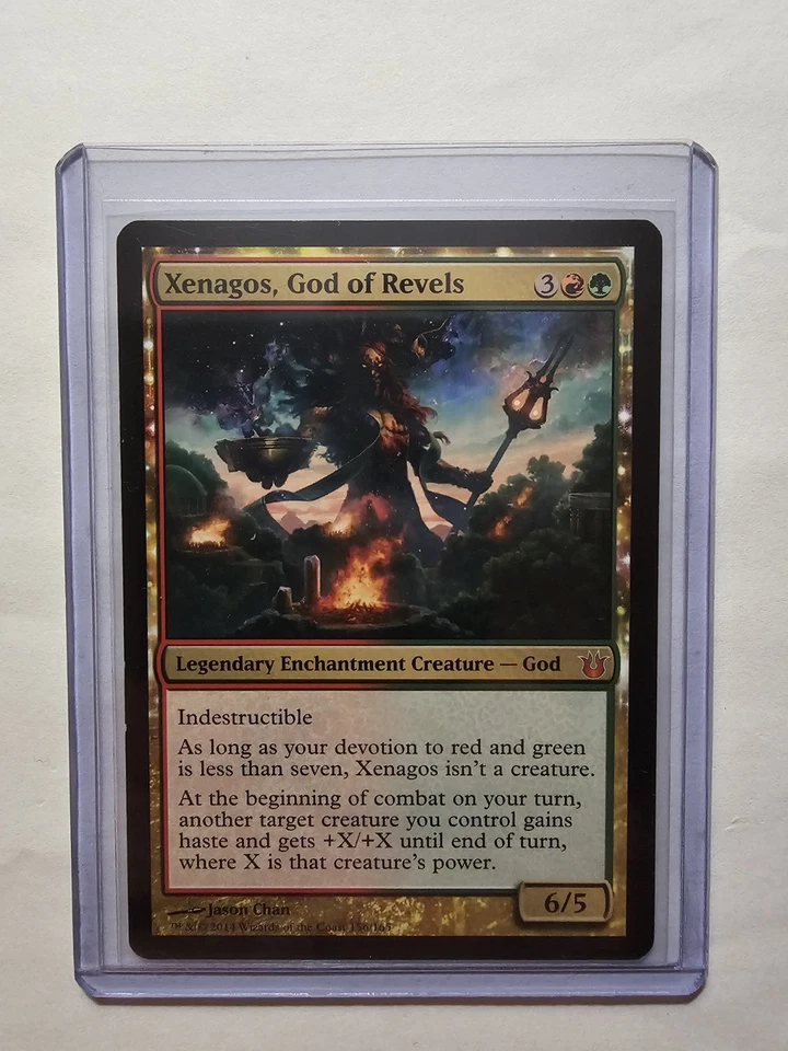 MTG Xenagos, God of Revels #156 – Born of the Gods – Commander Staple - Image 1 of 4