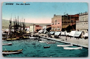 Postcard Smyrne Vue des Quais Turkey - Picture 1 of 2