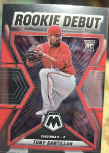 2022 Panini Mosaic RC Debut Baseball Card Tony Santillan # RD-2 (NM) Free Rtns - Picture 1 of 2
