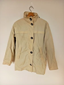 Mat de Misaine Size 0 Small Cream Rain Jacket Nautical Sailing - Picture 1 of 12