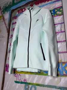 Nike Tech Fleece Hoodie – Mint Green – Size L – Made in Cambodia - Bild 1 von 6