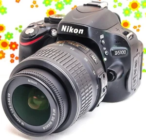Nikon D5100 DSLR Camera Kit 16.2MP WiFi Compatible for Smartphone Use Used Japan - Picture 1 of 8