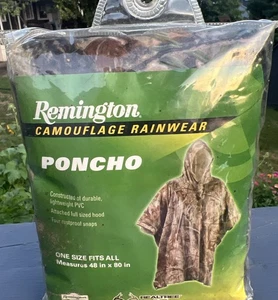 Remington Camouflage Rainwear Poncho - Picture 1 of 2