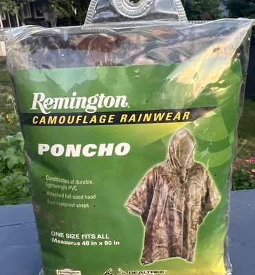 Remington Camouflage Rainwear Poncho - Image 1 of 2