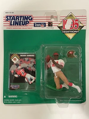 1995 Kenner NFL Starting Lineup Deion Sanders Original New In Box San Francisco - Image 1 of 4