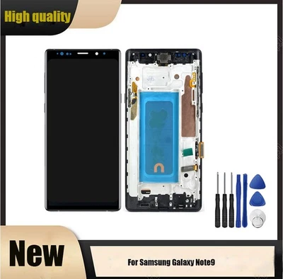 LCD Display Digitizer Assembly For Samsung Galaxy Note 9 Touch Screen +Frame AAU - Image 1 of 4