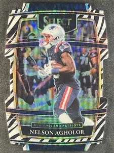 Nelson Agholor 2021 Panini Select Concourse troquelado cebra Prizm - #24 - Imagen 1 de 2