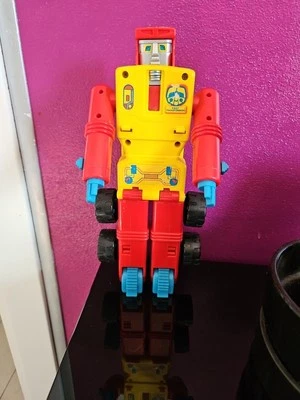 My First Transformers Dump Truck  Vintage Playskool Robot A-8 Takara Robot 1986 - Immagine 1 di 4
