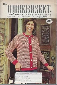 The Workbasket Knit/Crochet and Craft Magazine Aug 1972 - Picture 1 of 1