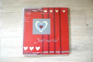 Fotoalbum AULFES "Just married" Hochzeit Spiralalbum neu Original Verpackt - Bild 1 von 2