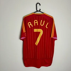 Spanien Fußball Shirt Trikot 2006-2008 Home AUL #7 (L) 0507 - Bild 1 von 4