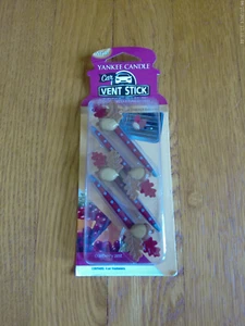 Rare 2014 Yankee Candle Cranberry Zest Car Vent Sticks Fall Autumn Leaves Acorn - Bild 1 von 9