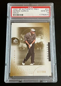 2001 SP AUTHENTIC PREVIEW GOLD #31 SEGIO GARCIA /250 PSA 10 GEM MT POP 3 ROOKIE! - Picture 1 of 6