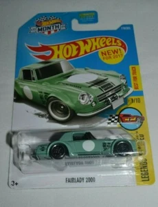 2017 HOT WHEELS LEGENDS OF SPEED - FAIRLADY 2000 2017 MONTH CARD - Picture 1 of 3