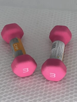 Mancuerna hexagonal de neopreno CAP de 3 lb pesas de mano 1 juego par total de 6 libras Foto 1 de 3