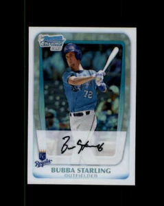 2011 Bowman Chrome Refractors #BDPP82 Bubba Starling (ref 165832) - Picture 1 of 2