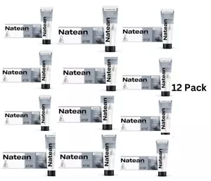 12 X Natean Fluoride Free Charcoal Toothpaste, Clean Mint - 4.7 oz EXP 01/2024 - Picture 1 of 5