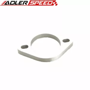 ADLER SPEED 3" 2Bolt SS304 Slotted Flange Exhaust Downpipe Catback Header 1/2" - Foto 1 di 3
