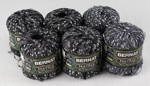 Bernat Matrix "Browser Blue" Ladder Ribbon Yarn -- 6 Balls - Picture 1 of 4