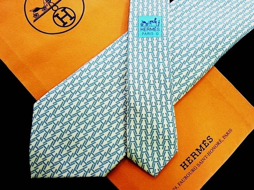 HERMÈS Cravatta uomo HERMES Francia vera seta cravatta abito classico lusso multicolore Y275