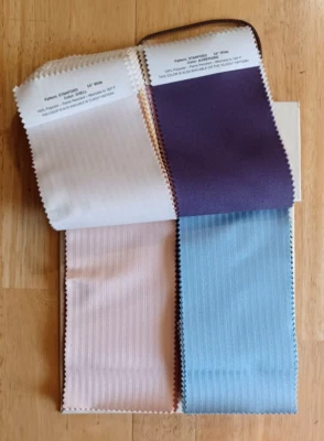 VTG Double Impact Fabric Sample Book Decorators Collection 43 Swatches 4"x5" - Image 1 of 4