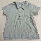 Baby Boy 6-9 Months Light Blue Cotton Polo Shirt By The Little White Company