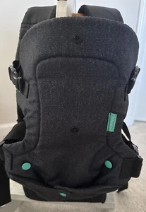 Infantino Flip Advanced 4-in-1 Convertible Carrier Black Denim 8-32lbs Baby - Picture 1 of 11