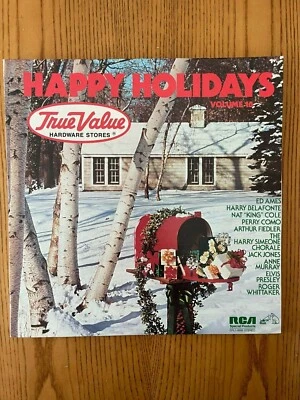 Happy Holidays 18 -vintage EX CHRISTMAS vinyl LP - Elvis Presley - Jack Jones - Image 1 of 3