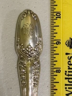 "Cuchillo de cena Tiffany escoba maíz plata de ley 10"" romo mono" Foto 1 de 3