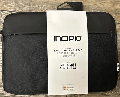 Incipio Truman Sleeve For Microsoft Surface Go Padded MRSF128 Black New Set of 2 - Image 1 of 4