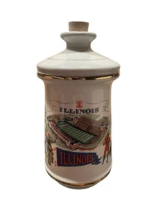 University of Illinois Fighting Illini Chief Illiniwek Fitzgerald Decanter EMPTY - Picture 1 of 9